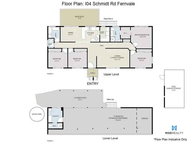 Floorplan of Homely house listing, 104 Schmidt Road, Fernvale QLD 4306