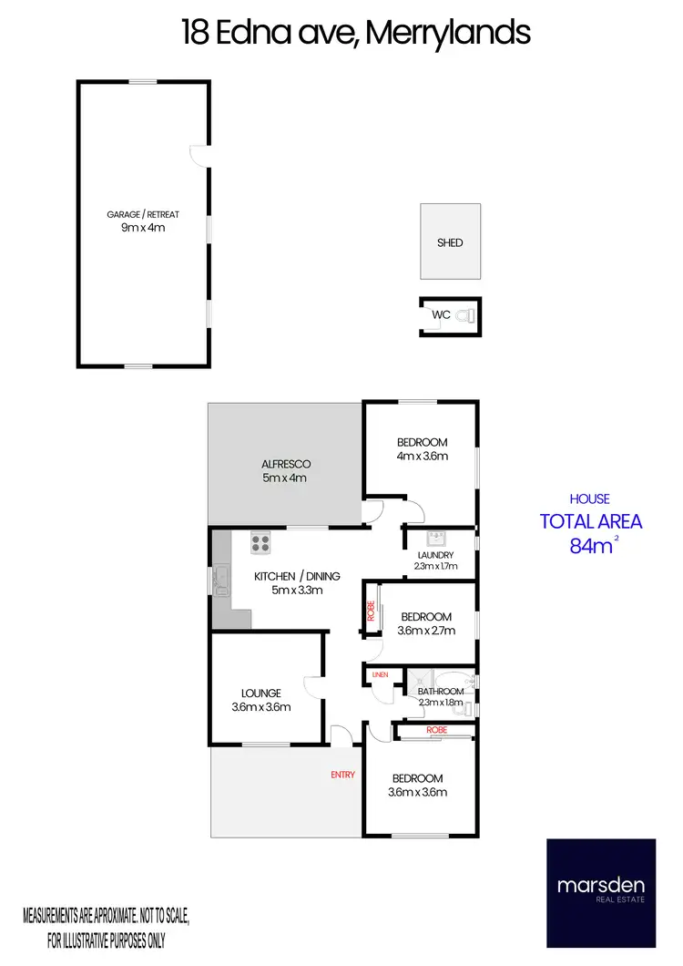 Floorplan of Homely house listing, 18 Edna Avenue, Merrylands NSW 2160