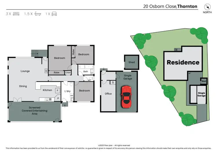 Floorplan of Homely house listing, 20 Osborn Close, Thornton NSW 2322