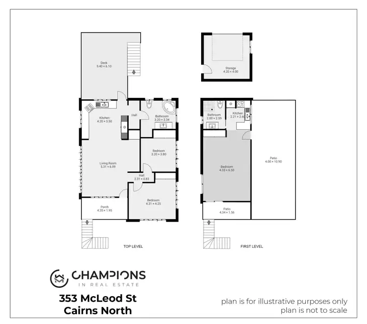 Floorplan of Homely house listing, 353 McLeod Street, Cairns North QLD 4870