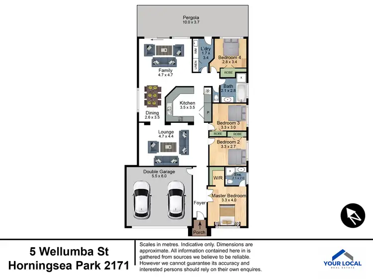 Floorplan of Homely house listing, 5 Wellumba Street, Horningsea Park NSW 2171