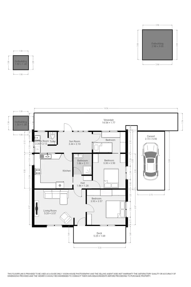 Floorplan of Homely house listing, 12 Oak Avenue, Mildura VIC 3500