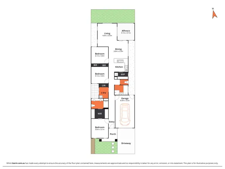 Floorplan of Homely house listing, 32 Baelish Drive, Charlemont VIC 3217