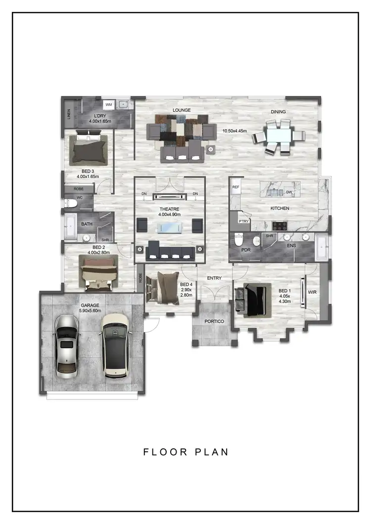 Floorplan of Homely house listing, 43 Apsley Bend, Tapping WA 6065