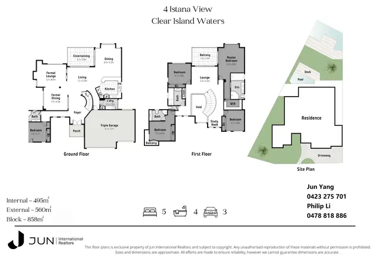 Floorplan of Homely house listing, 4 Istana View, Clear Island Waters QLD 4226