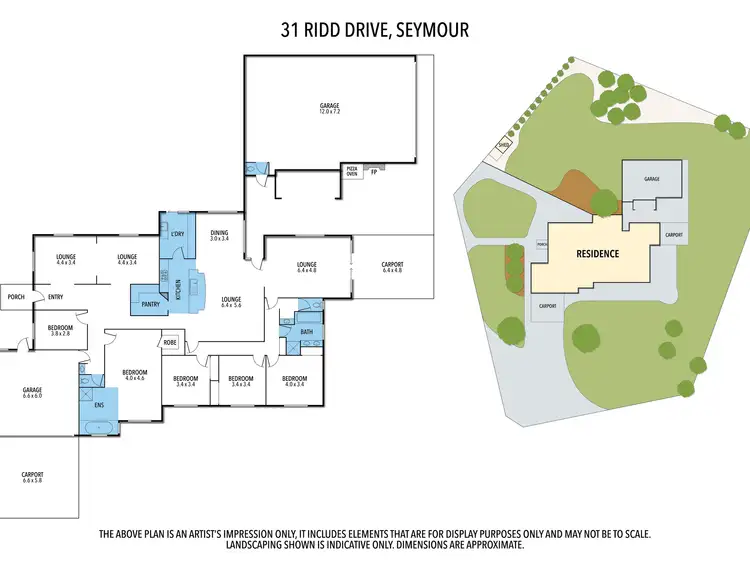 Floorplan of Homely house listing, 31 Ridd Drive, Seymour VIC 3660