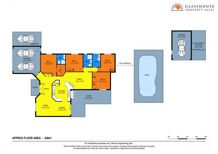 Floorplan of Homely house listing, 21 Mittelstadt Road, Glass House Mountains QLD 4518