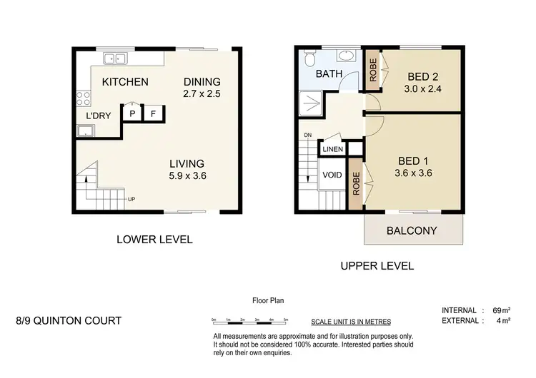 Floorplan of Homely townhouse listing, 8/9 Quinton Court, Mount Warren Park QLD 4207
