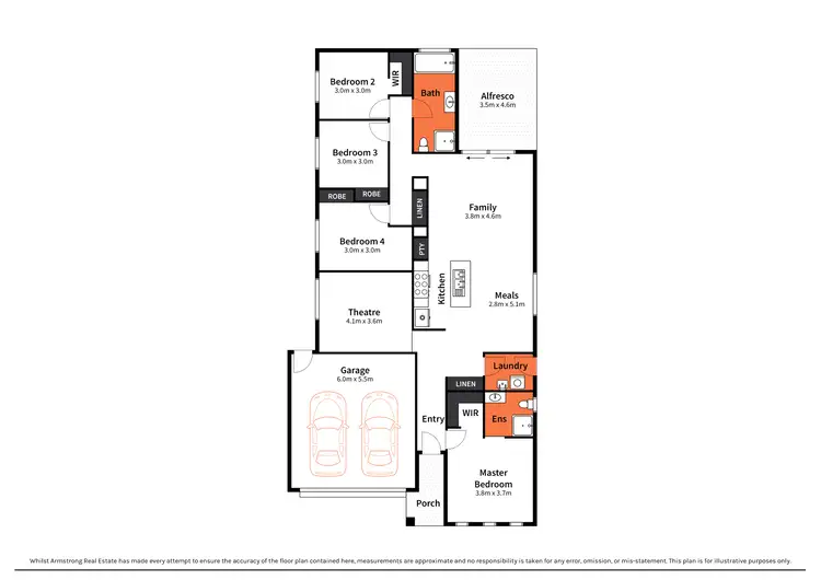 Floorplan of Homely house listing, 18 Flanagan Close, Armstrong Creek VIC 3217