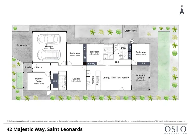 Floorplan of Homely house listing, 42 Majestic Way, St Leonards VIC 3223