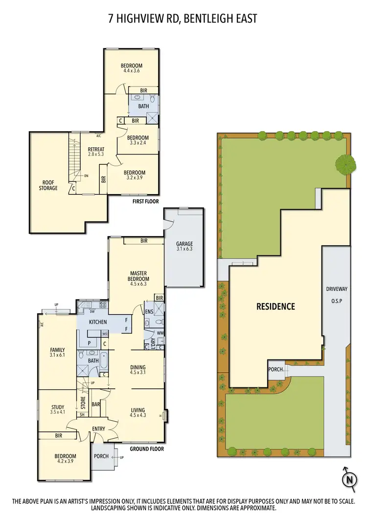 Floorplan of Homely house listing, 7 Highview Road, Bentleigh East VIC 3165