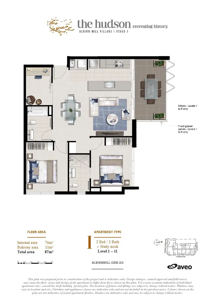 Floorplan of Homely apartment listing, 203/50 Hudson Road, Albion QLD 4010