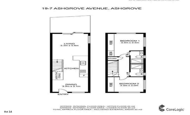 Floorplan of Homely apartment listing, 19/7 Ashgrove Avenue, Ashgrove QLD 4060