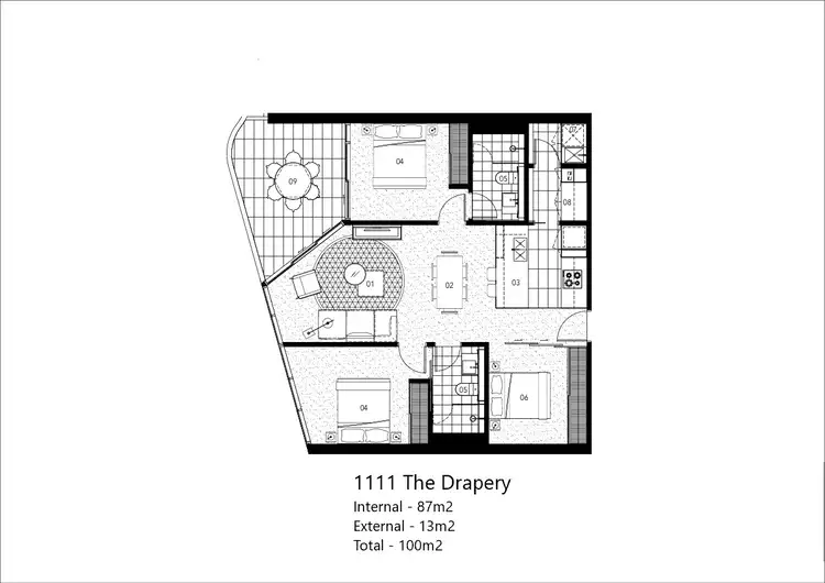 Floorplan of Homely apartment listing, 1111/62 Logan Road, Woolloongabba QLD 4102