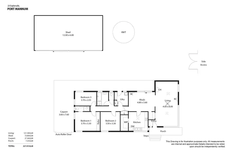 Floorplan of Homely house listing, 23 Esplanade, Mannum SA 5238