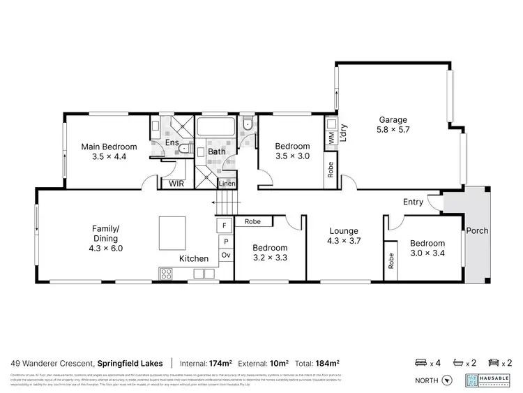 Floorplan of Homely house listing, 49 Wanderer Crescent, Springfield Lakes QLD 4300