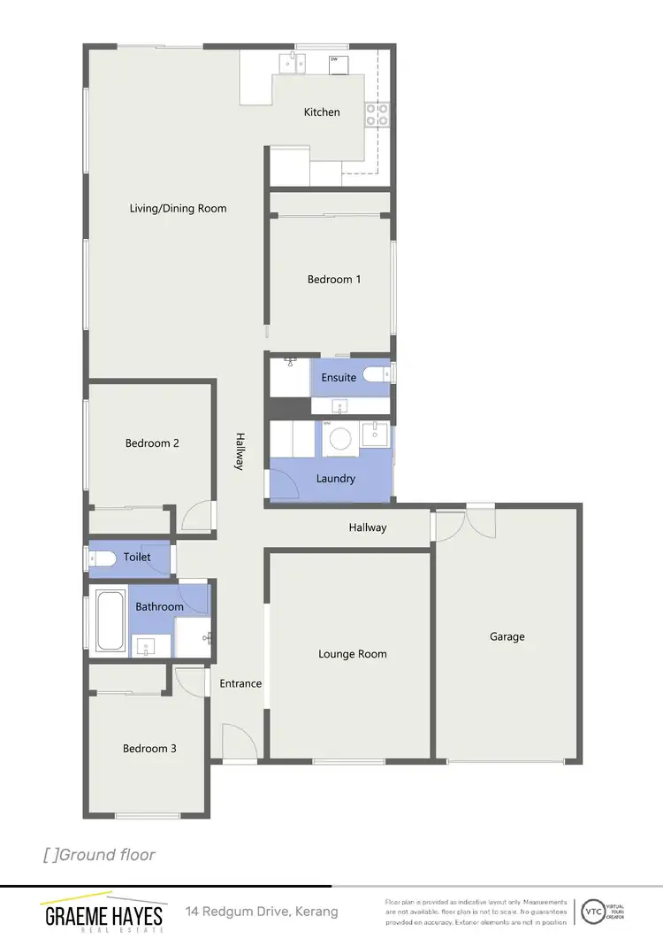 Floorplan of Homely house listing, 14 Redgum Drive, Kerang VIC 3579