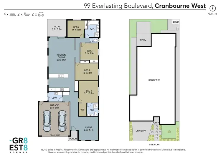 Floorplan of Homely house listing, 99 EVERLASTING BOULEVARD, Cranbourne West VIC 3977
