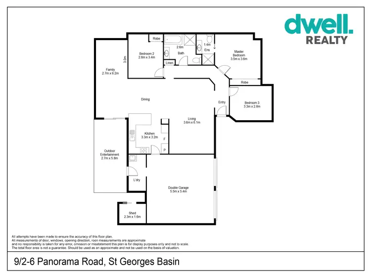 Floorplan of Homely villa listing, 9/2 PANORAMA ROAD, St Georges Basin NSW 2540