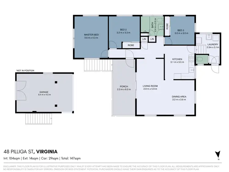 Floorplan of Homely house listing, 48 Pilliga Street, Virginia QLD 4014