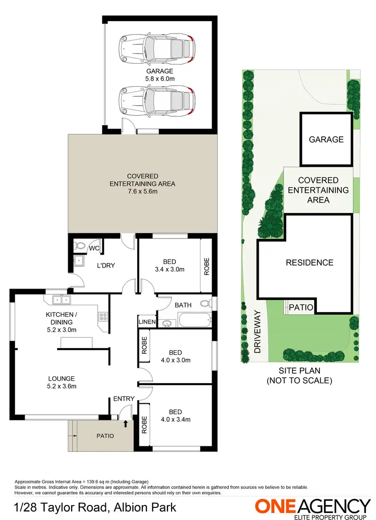 Floorplan of Homely house listing, 1/28 Taylor Road, Albion Park NSW 2527
