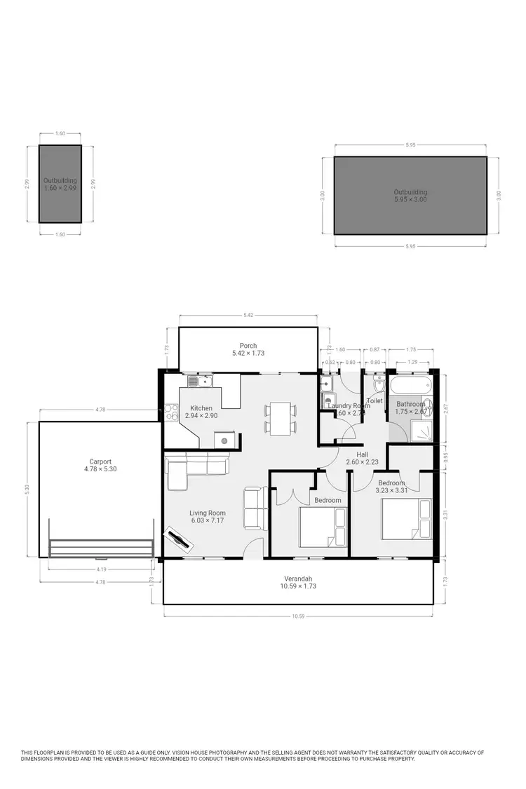 Floorplan of Homely house listing, 6 Matthew Flinders Drive, Mildura VIC 3500