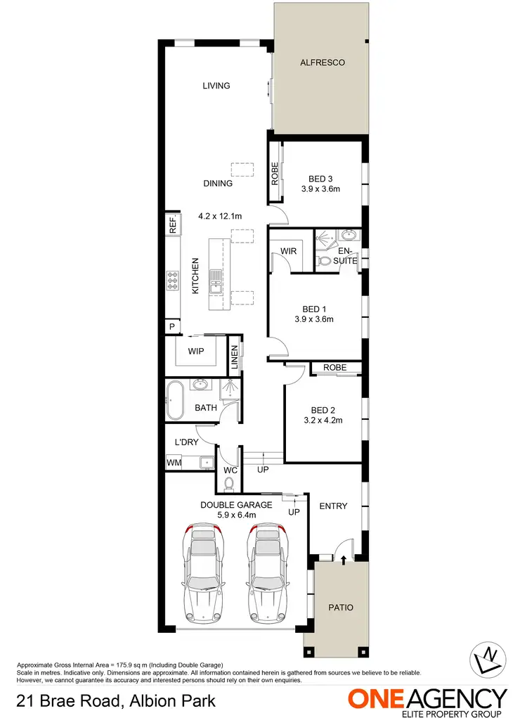 Floorplan of Homely villa listing, 21a Brae Road, Albion Park NSW 2527