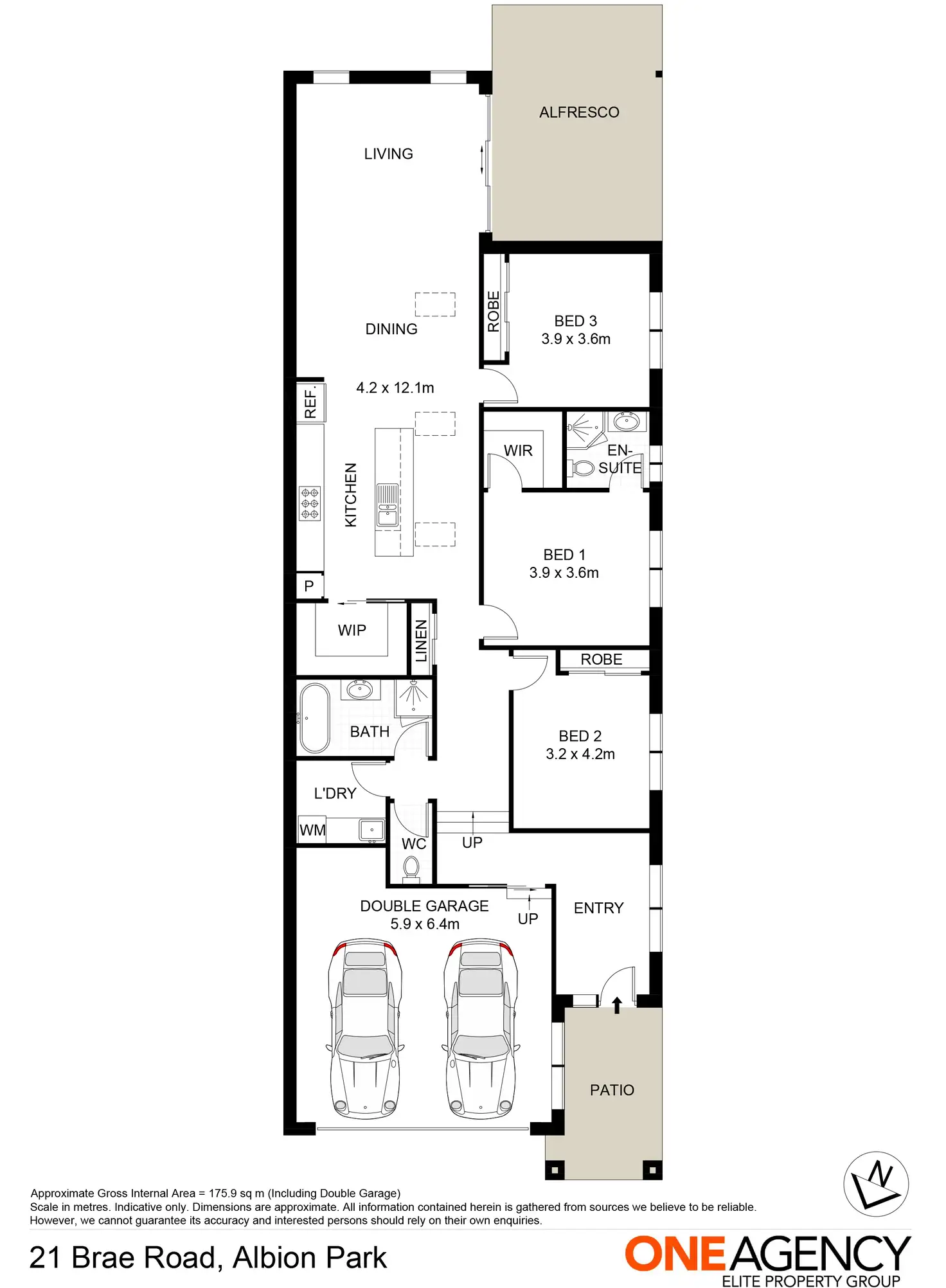 Floorplan of Homely villa listing, 21a Brae Road, Albion Park NSW 2527