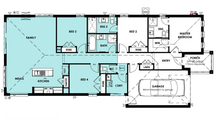 Floorplan of Homely house listing, Address available on request