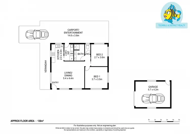 Floorplan of Homely house listing, 17 Miramar Street, Bongaree QLD 4507