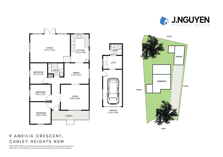 Floorplan of Homely house listing, 9 Amelia Crescent, Canley Heights NSW 2166