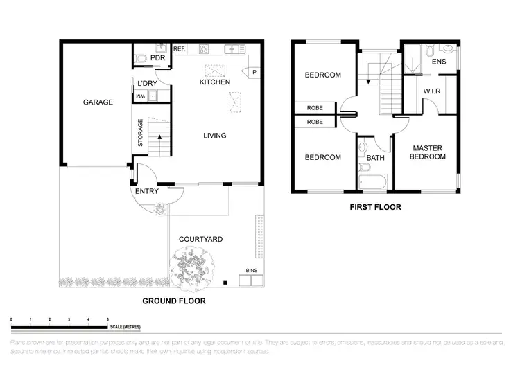 Floorplan of Homely townhouse listing, 4/11 Coward Street, Footscray VIC 3011
