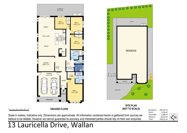 Floorplan of Homely house listing, 13 Lauricella Drive, Wallan VIC 3756
