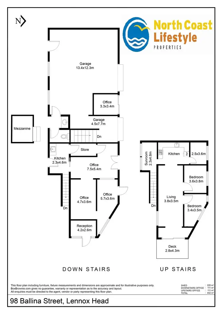 Floorplan of Homely flat listing, 98 Ballina Street, Lennox Head NSW 2478