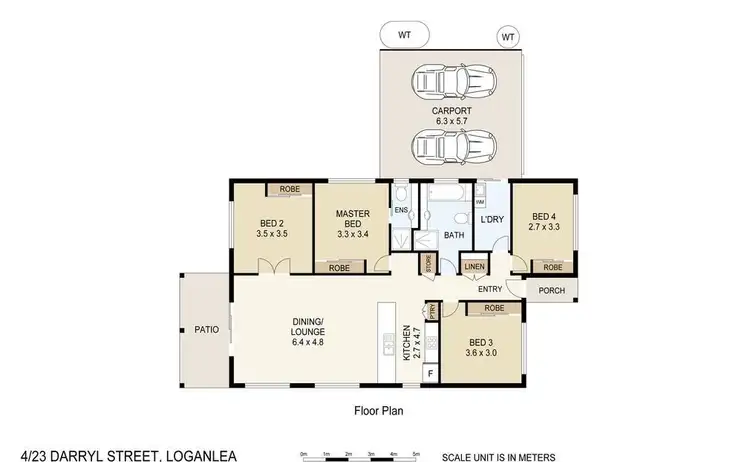 Floorplan of Homely house listing, 4a/23 Darryl Street, Loganlea QLD 4131