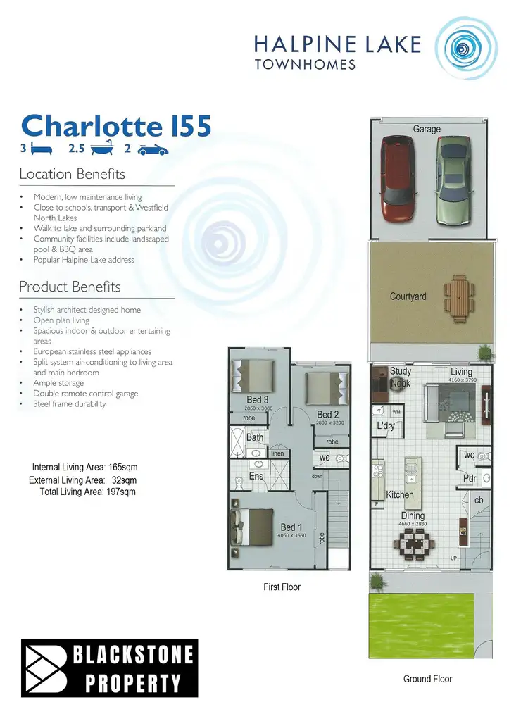 Floorplan of Homely townhouse listing, 36/115 Mango Hill Boulevard East, Mango Hill QLD 4509