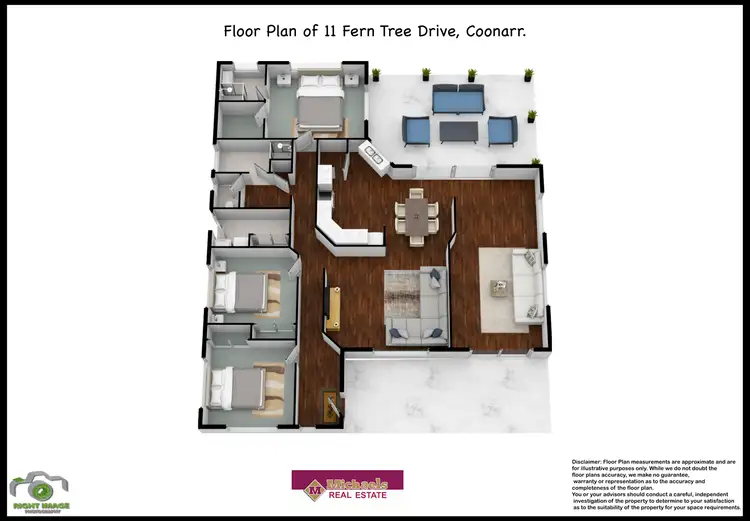 Floorplan of Homely house listing, 11 Fern Tree Drive, Coonarr QLD 4670