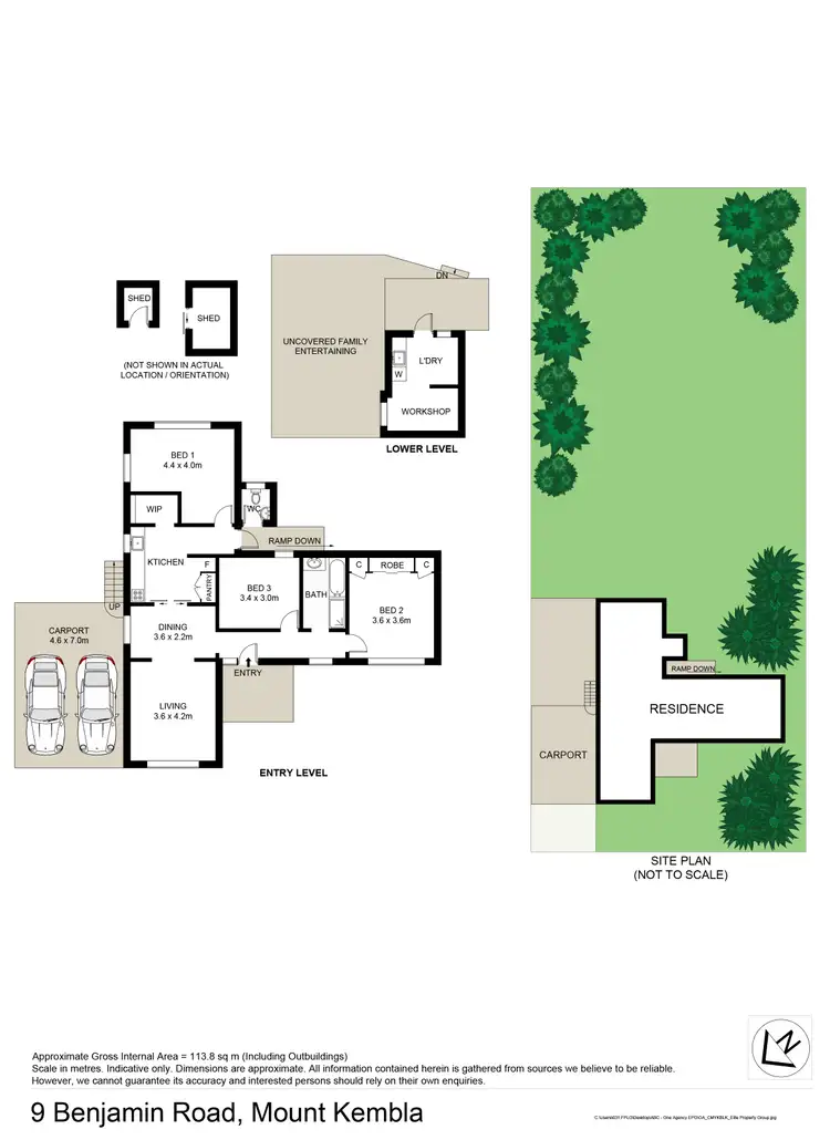 Floorplan of Homely house listing, 9 Benjamin Road, Mount Kembla NSW 2526