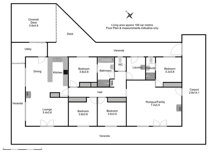 Floorplan of Homely house listing, 8 Sawyer Street, Barry NSW 2799