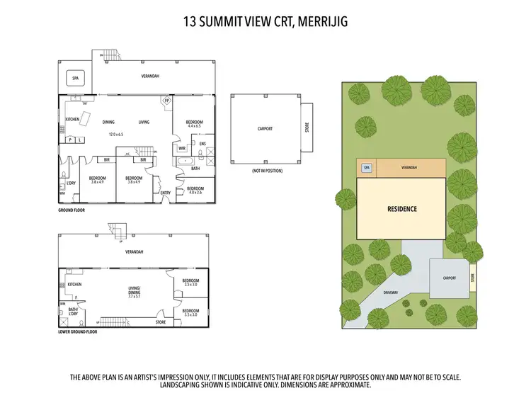Floorplan of Homely house listing, 13 Summit View Court, Merrijig VIC 3723