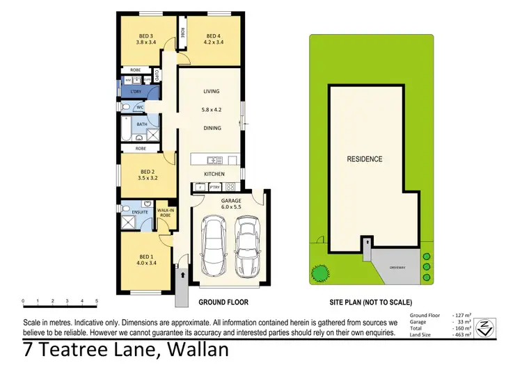 Floorplan of Homely house listing, 7 Teatree Lane, Wallan VIC 3756