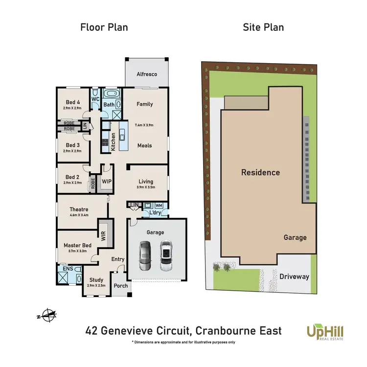 Floorplan of Homely house listing, 42 Genevieve Circuit, Cranbourne East VIC 3977