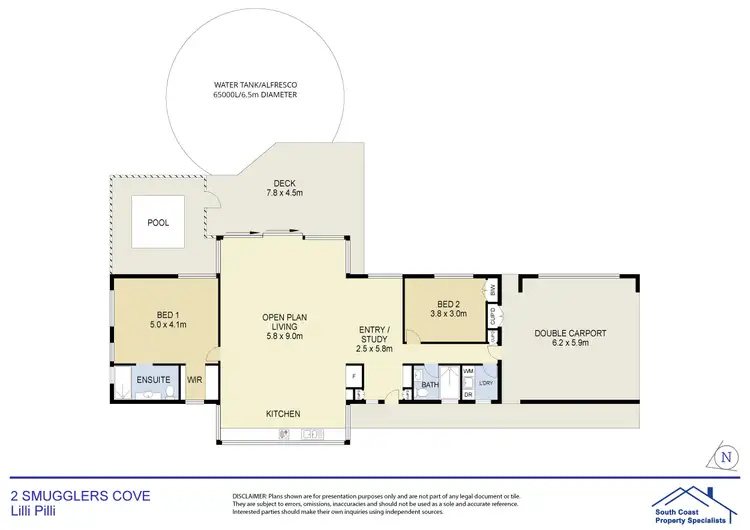 Floorplan of Homely house listing, 2 Smugglers Cove, Lilli Pilli NSW 2536