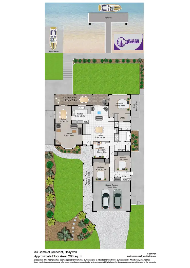 Floorplan of Homely house listing, 33 Camelot Crescent, Hollywell QLD 4216