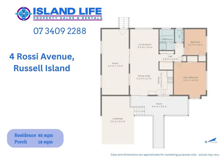 Floorplan of Homely house listing, 4 Rossi Avenue, Russell Island QLD 4184