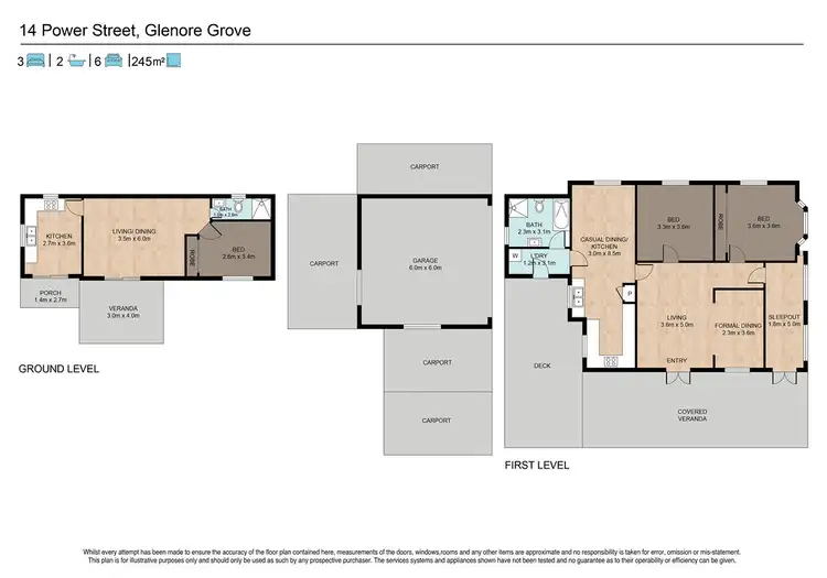 Floorplan of Homely house listing, 14 Power Street, Glenore Grove QLD 4342