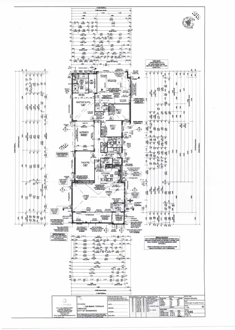 Floorplan of Homely house listing, 11 Swimmer Terrace, Jindalee WA 6036