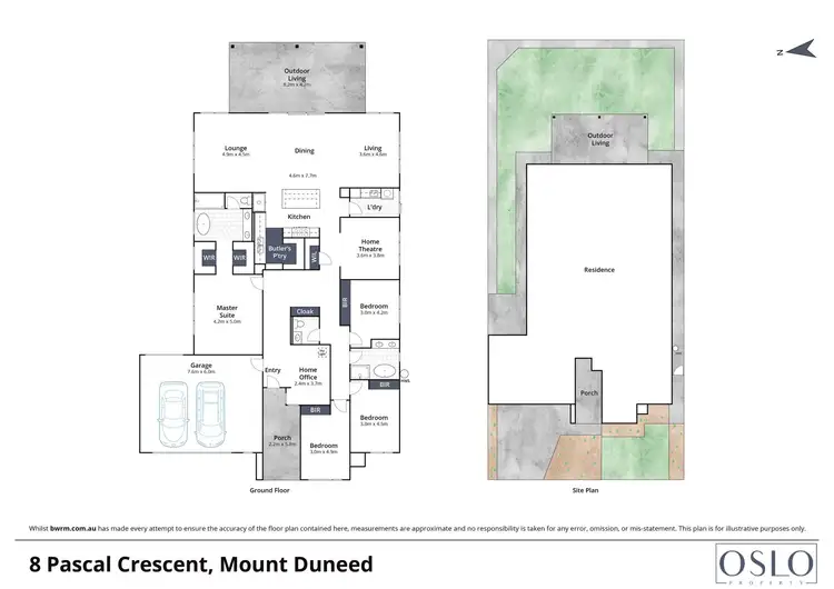 Floorplan of Homely house listing, 8 Pascal Crescent, Mount Duneed VIC 3217