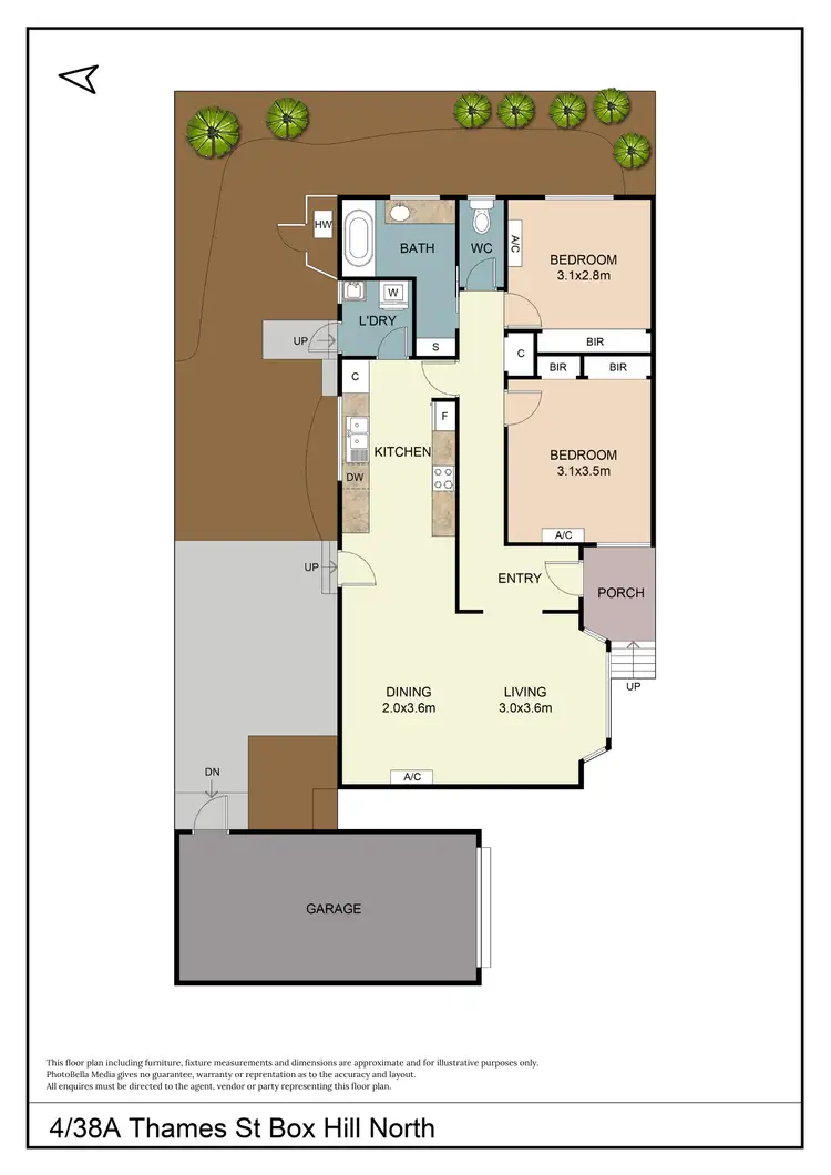 Floorplan of Homely unit listing, 4/38A Thames Street, Box Hill North VIC 3129
