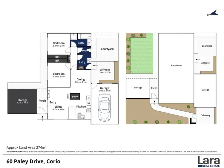 Floorplan of Homely unit listing, 60 Paley Drive, Corio VIC 3214